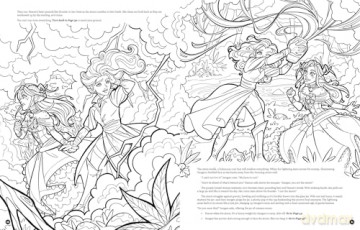 Critical Role: Fearne Calloway's Fey Fantasy: A Coloring Adventure [KSIĄŻKA]