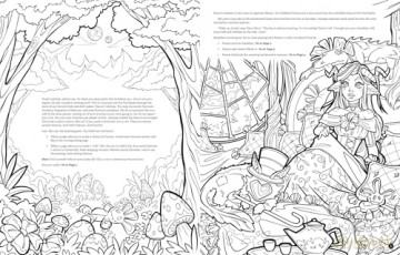 Critical Role: Fearne Calloway's Fey Fantasy: A Coloring Adventure [KSIĄŻKA]