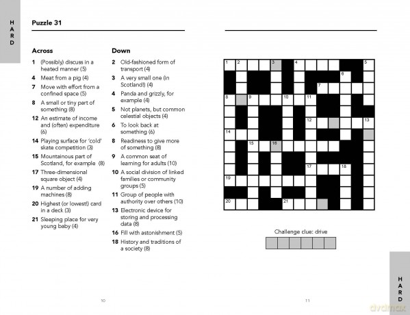 Crossword Challenge: 100 Puzzles to do anywhere, anytime [KSIĄŻKA]