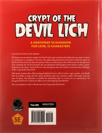 Crypt of the Devil Lich - 5e - Softcover Edition [KSIĄŻKA]