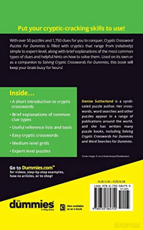 Cryptic Crossword Puzzles For Dummies [KSIĄŻKA]