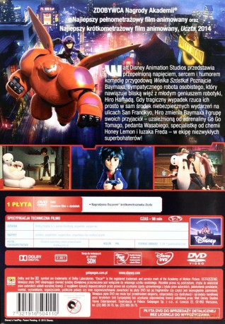 Wielka Szóstka (Disney) [DVD]