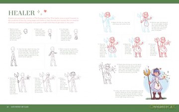 Cute Fantasy Art Class: Mystical Anime Besties - Learn to Draw over 50 Charming Characters [KSIĄŻKA]