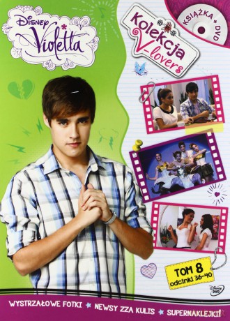 Violetta Kolekcja V-lovers Tom 8 odcinki 36-40 (digipack) [KSIĄŻKA]+[DVD]