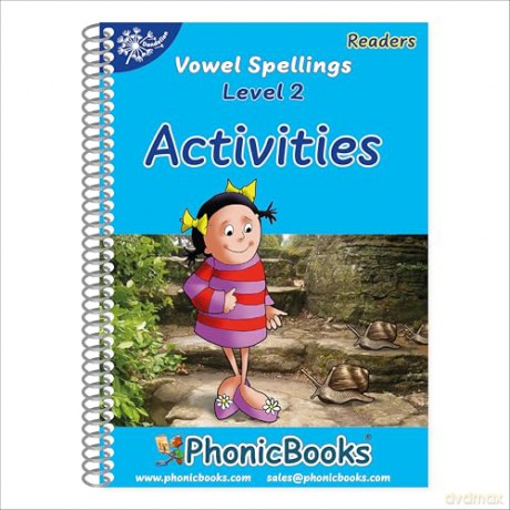 Dandelion Readers Vowel Spellings Level 2 Workbook: Activities Accompanying Dandelion Readers Vowel Spellings Level 2 VIV Wails [KSIĄŻKA]