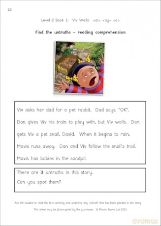 Dandelion Readers Vowel Spellings Level 2 Workbook: Activities Accompanying Dandelion Readers Vowel Spellings Level 2 VIV Wails [KSIĄŻKA]