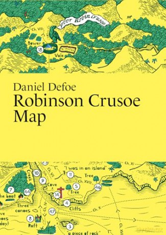 Daniel Defoe, Robinson Crusoe Map [KSIĄŻKA]