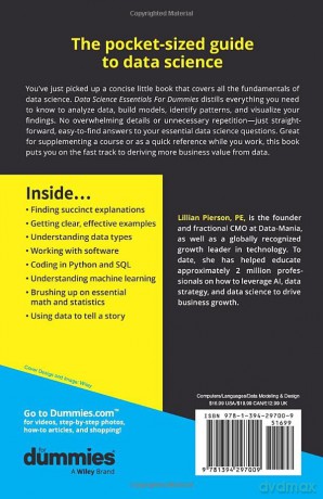 Data Science Essentials For Dummies [KSIĄŻKA]