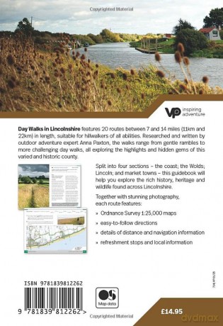 Day Walks in Lincolnshire: 20 coastal and countryside routes [KSIĄŻKA]