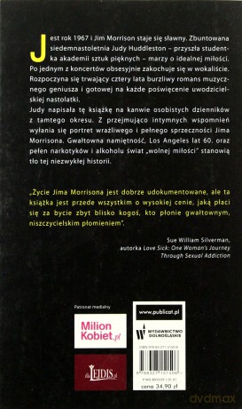 Jim Morrison w intymnych wspomnieniach - Judy Huddleston [KSIĄŻKA]