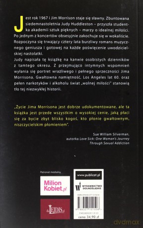 Jim Morrison w intymnych wspomnieniach - Judy Huddleston [KSIĄŻKA]