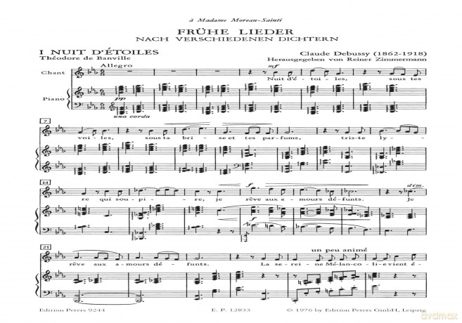 Debussy: Early Songs [KSIĄŻKA]