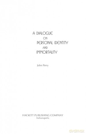 Dialogue on Personal Identity and Immortality [KSIĄŻKA]