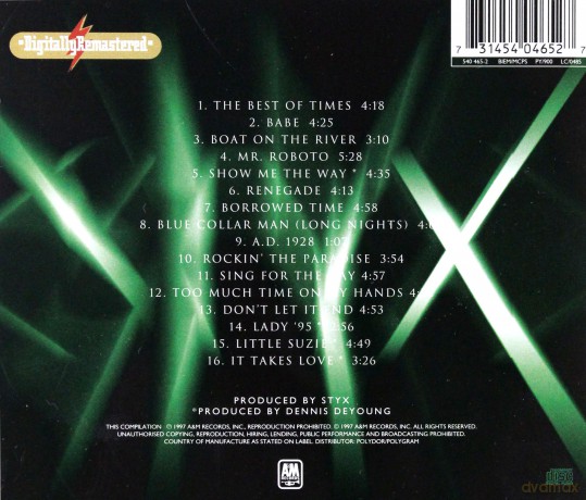 Styx: Times The Best Of [CD]