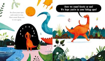 Dinosaur Hide-and-Seek: A Prehistoric Search-and-Find Picture Book [KSIĄŻKA]