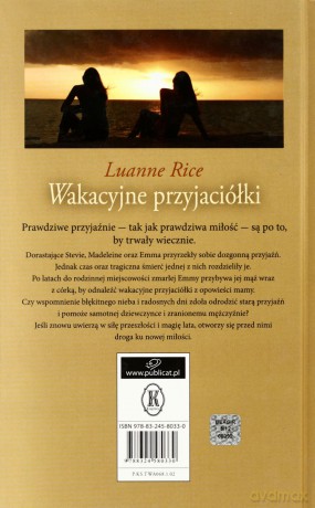 Wakacyjne przyjaciółki - Rice, Luanne [KSIĄŻKA]