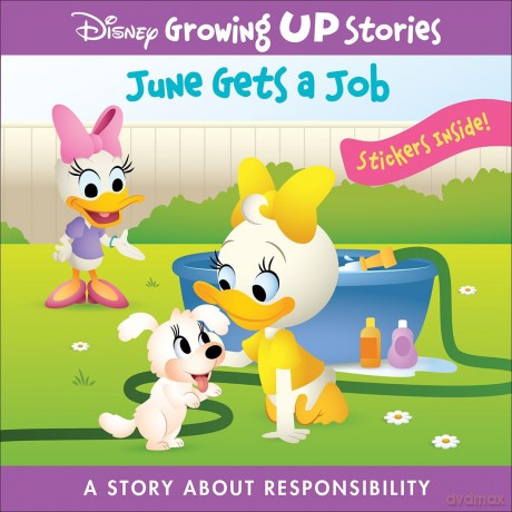 Disney Growing Up Stories with Daisy - Junes gets a Job - A Story About Responsibility - Stickers Included [KSIĄŻKA]