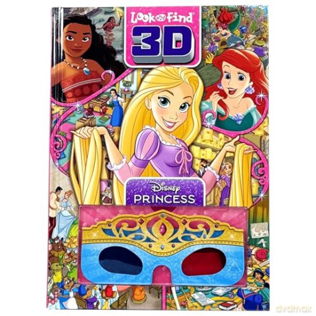 Disney Princess: Look and Find 3D [KSIĄŻKA]