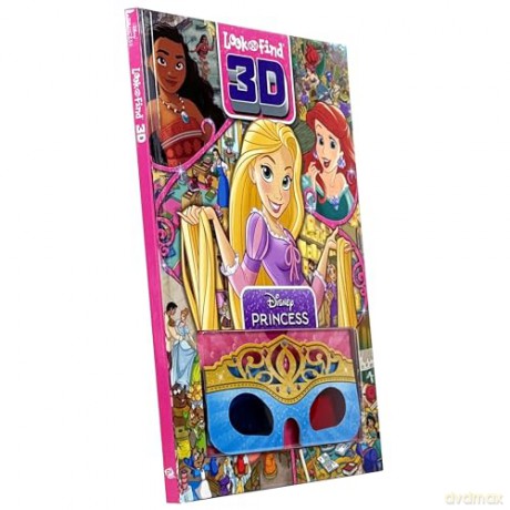 Disney Princess: Look and Find 3D [KSIĄŻKA]