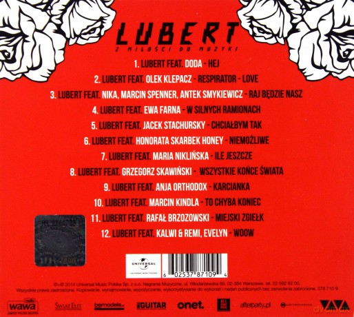 Tomek Lubert: Z Miłości Do Muzyki (digipack) [CD]