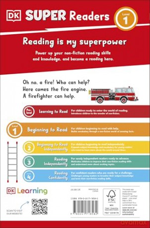 DK Super Readers Level 1 A Day in the Life of a Firefighter [KSIĄŻKA]
