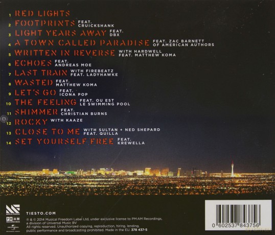 Tiesto: A Town Called Paradise (Internetional) [CD]