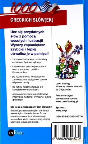 1000 greckich słów(ek). Ilustrowany słownik [KSIĄŻKA]