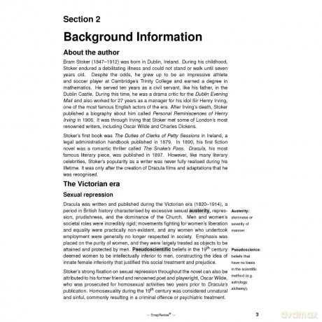 Dracula by Bram Stoker Text Guide: A-Level English Literature Revision Book | Includes Analysis, Key Quotes, Character Insights, and Sample Essays for Top Grades [KSIĄŻKA]