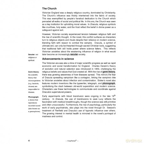 Dracula by Bram Stoker Text Guide: A-Level English Literature Revision Book | Includes Analysis, Key Quotes, Character Insights, and Sample Essays for Top Grades [KSIĄŻKA]