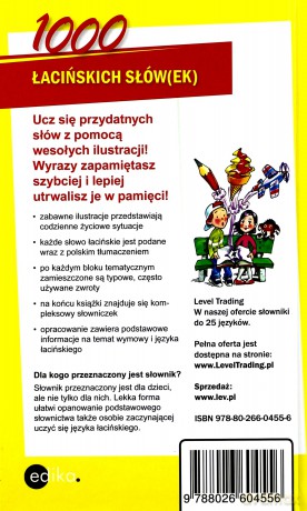 1000 łacińskich słów(ek). Ilustrowany słownik [KSIĄŻKA]