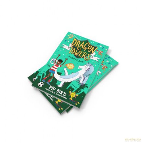 Dragon Towers: Sports Day: a fun, accessible highly-illustrated dragon adventure from the bestselling author of The Naughtiest Dragon [KSIĄŻKA]