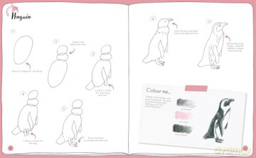 Draw in 10 Minutes: Animals: Learn how to draw in 50 quick sketches [KSIĄŻKA]