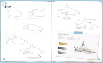 Draw in 10 Minutes: Animals: Learn how to draw in 50 quick sketches [KSIĄŻKA]