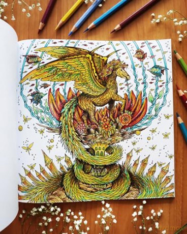 Dream Voyage: A Fantasy Colouring Journey [KSIĄŻKA]