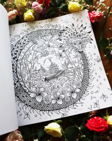 Dream Voyage: A Fantasy Colouring Journey [KSIĄŻKA]