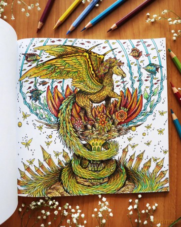 Dream Voyage: A Fantasy Colouring Journey [KSIĄŻKA]