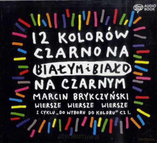 12 kolorów czarno na białym,biało na czarnym [KSIĄŻKA]