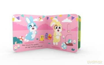 Easter Bunny's Wobbly Bottom: A fun-filled new interactive novelty board book series with sliders to wobble! [KSIĄŻKA]