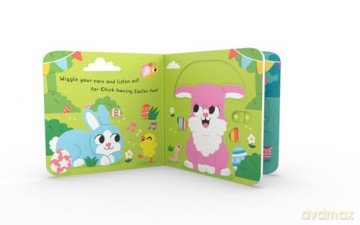 Easter Bunny's Wobbly Bottom: A fun-filled new interactive novelty board book series with sliders to wobble! [KSIĄŻKA]