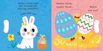 Easter Peekaboo: With grab-and-pull pages and a mirror - the perfect Easter gift for babies!: 8 [KSIĄŻKA]