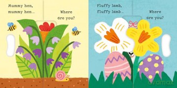 Easter Peekaboo: With grab-and-pull pages and a mirror - the perfect Easter gift for babies!: 8 [KSIĄŻKA]