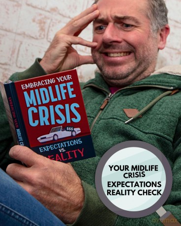 Embracing Your Mid-Life Crisis Gift Book: Funny Old Age Gifts [KSIĄŻKA]