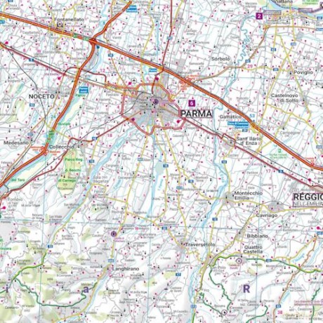 Emilia-Romagna Road and Leisure Map 1:150,000 scale: Bologna - Rimini - San Marino [KSIĄŻKA]