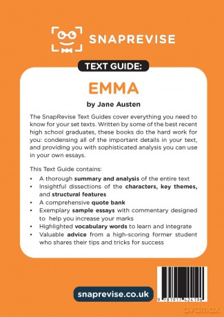 Emma by Jane Austen Text Guide: A-Level English Literature Revision Book | Includes Analysis, Key Quotes, Character Insights, and Sample Essays for Top Grades [KSIĄŻKA]