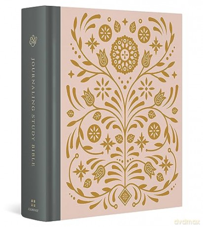 ESV Journaling Study Bible, Blush/Ochre, Floral Design: English Standard Version, Blush/Ochre, Floral Design, Cloth over Board [KSIĄŻKA]
