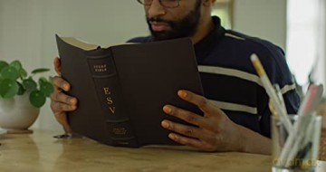 ESV Study Bible, Buffalo Leather, Deep Brown [KSIĄŻKA]