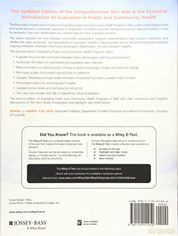 Evaluating Public and Community Health Programs, 2nd Edition [KSIĄŻKA]