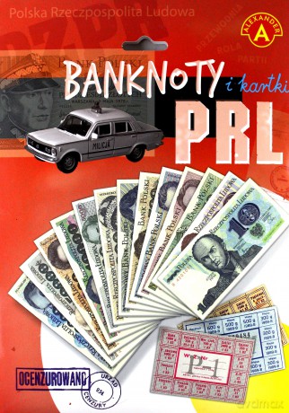 Banknoty i kartki PRL ALEX [ZABAWKA]