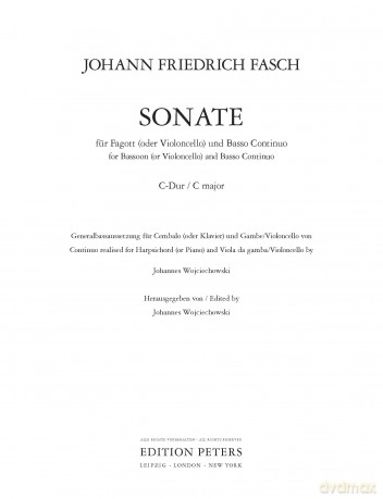 Fasch: Sonata C Major [KSIĄŻKA]