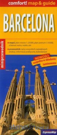 Barcelona mapa 1:20 000 laminowana [KSIĄŻKA]